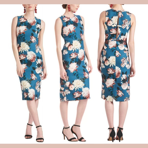 NWT $450 Sachin &‎ Babi [ 6 ] Anna Floral Printed Dress...